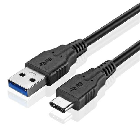 USB Type C Cable (8 Inch) - USB-C to USB-A Standard Type A Male to Male USB 3.0 SuperSpeed ...