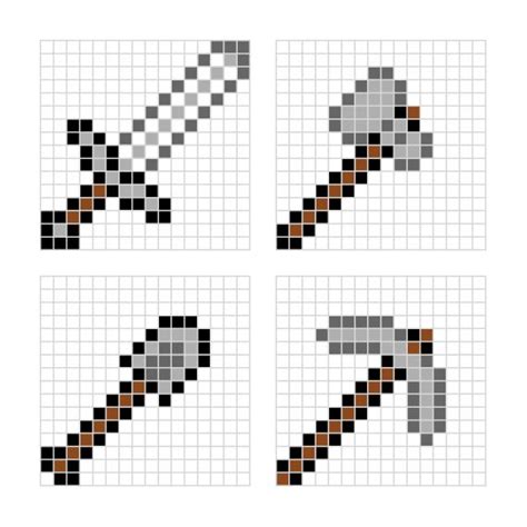 Minecraft designs for HAMA beads // printable PDF | 레고, 펄러비즈, 비즈