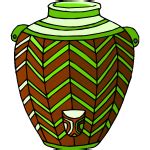 Painted vase | Free SVG