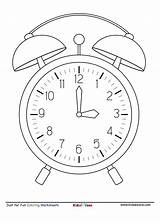Timer Coloring Pages sketch template