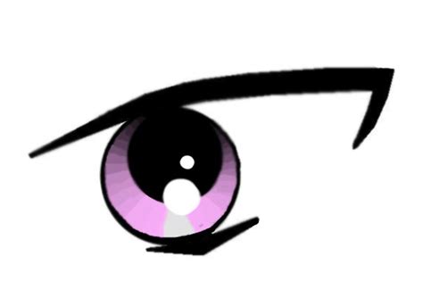 Violet Anime Eye by PugLoveXOXO on DeviantArt