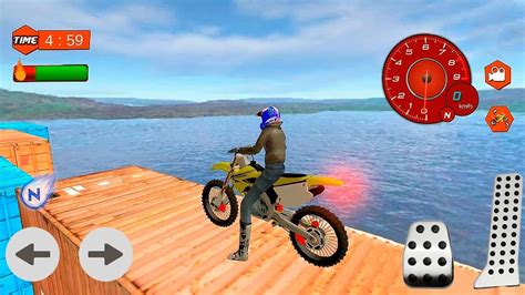 Extreme Bike Stunts Mania Game - Real Bike 2019 - Motocross Racing Android Gameplay - YouTube