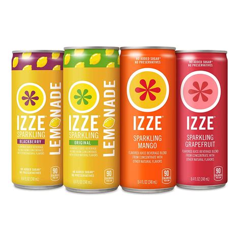 IZZE Sparkling Juice, Mango Variety Pack, 8.4 Fl Oz (24 Count) - Walmart.com