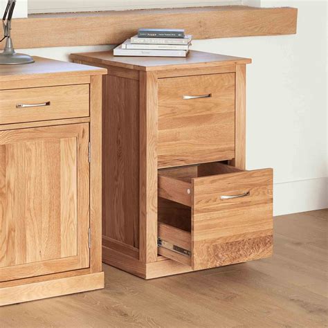 Solid Oak Filing Cabinet, 3 Drawers | Mobel Oak - Roseland Furniture