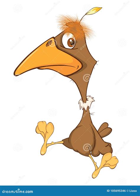 Illustration of a Cute American Condor Cartoon Character Stock Vector - Illustration of eagle ...