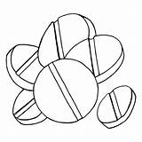 Pills Coloring Page sketch template