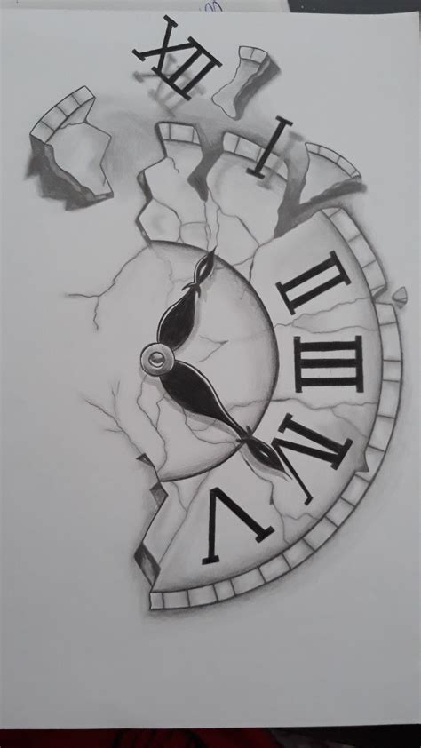 Clock Drawings, Book Art Drawings, Art Drawings Simple, Drawing Sketches, Cute Drawings, Tattoo ...