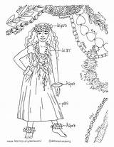 Hula Girl Coloring Sheet  Teach AAPI sketch template