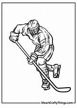 Hockey Coloring Pages To Print sketch template