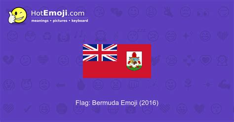 🇧🇲 Flag: Bermuda Emoji Meaning with Pictures: from A to Z