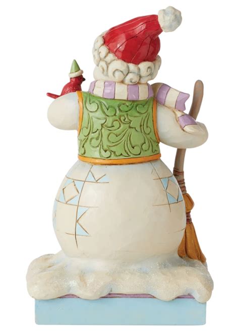 Jim Shore - Snowman with Cardinal – Collectables, Jim Shore