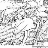 Howls Moving Castle Coloring Pages Printable For Free Download sketch template