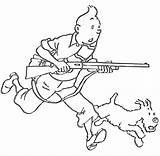 Tintin Dibujos Animados – Page 2 Para Colorear E Imprimir  sketch template