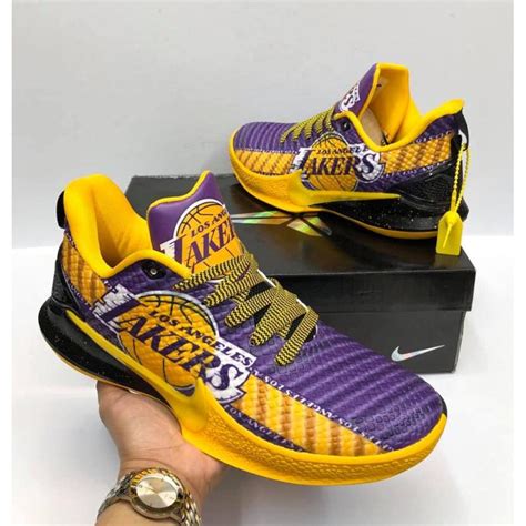 Kobe lowcut LAKERS non slip cusion men's basketball shoes | Shopee ...