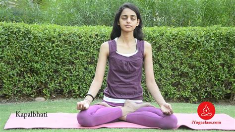 Kapalbhati Pranayama (Yoga for Weight Loss) - YouTube