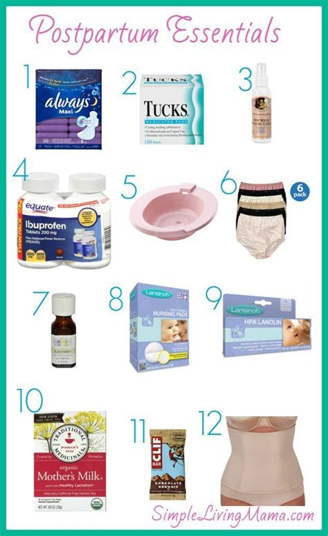 Postpartum essentials for mama creating a postpartum care kit – Artofit