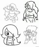 Amethyst Chibi Girls Steven Universe Coloring Page Printable sketch template