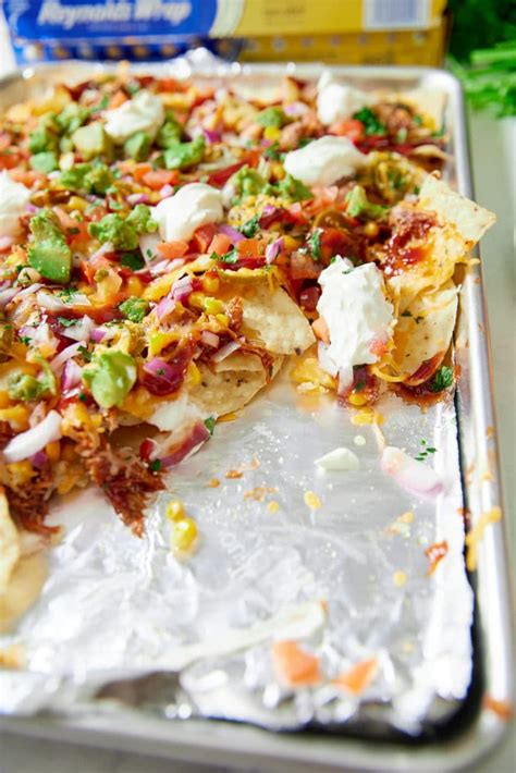 BBQ Nachos Recipe - My Forking Life