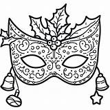Christmas Mask Free coloring Page  Download Print Or Color Online For sketch template