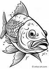 Tarpon Ausmalbild » Gratis Ausdrucken & Ausmalen Artus Art sketch template