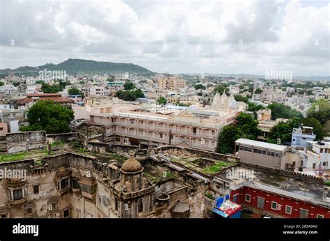 View of Bhuj City from Prag Mahal, Bhuj, Kutch, Gujarat, India Stock ...