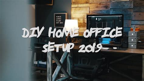 DIY Home Office Setup 2019 - Building My Dream Office - YouTube