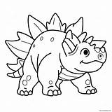 Stegosaurus Coloring Page 17020 13427 sketch template