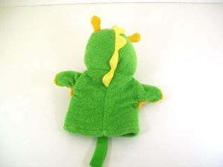 Baby Einstein Bard The Green Dragon 9 Plush Stuffed Hand Glove Puppet ...