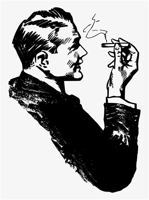 man smoking clipart - Clip Art Library