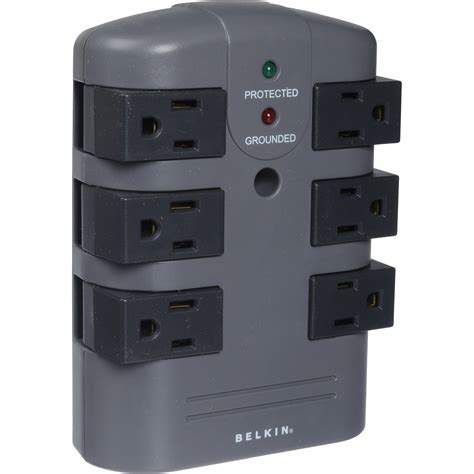 Belkin BP106000 PivotPlug 6-Outlet Surge Protector BP106000 B&H