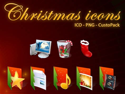 Christmas icons by Custo-man on DeviantArt