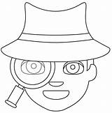 Detective coloring Page  Free Printable Coloring Pages sketch template