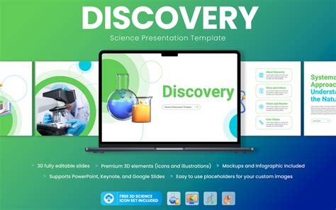 Discovery - Science Presentation Google Slides Template