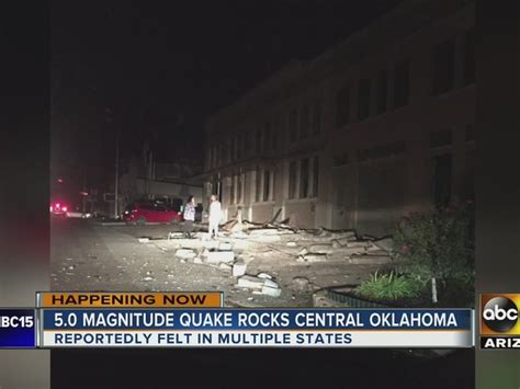 Official: 40+ buildings damaged in OK quake