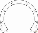 Horseshoe coloring Page  Free Printable Coloring Pages sketch template