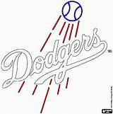 Los Angeles Dodgers Emblem Coloring Pages  Learny Kids sketch template