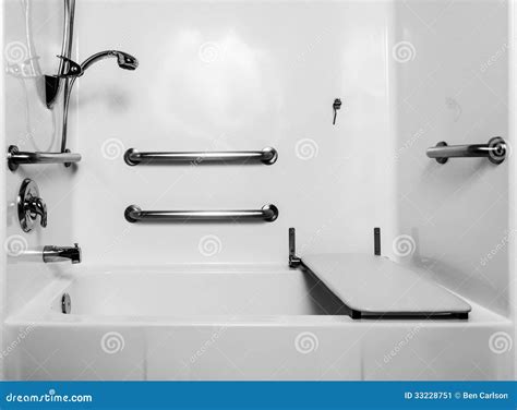 Handicap Bath stock image. Image of bathtub, wall, disabled - 33228751