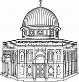 Dome Of The Rock Coloring Pages  100% Free Printable & Fun sketch template