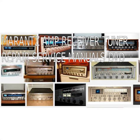 Marantz Service Manuals, Amplifier Receiver Tuner, Vintage Audio Repair DVD #5 | eBay