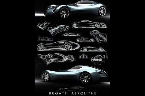 Concept : 2025 Bugatti Aerolithe Concept-The car is powered by a ...