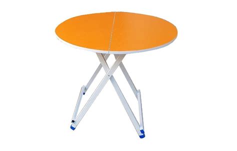 Wooden Top Round Shape Folding Table at Rs 1200 in New Delhi | ID: 14764705391