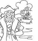 Columbus Day Coloring Pages sketch template