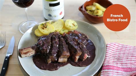 Ribeye Steak With Red Wine Sauce | French Bistro Recipes - YouTube