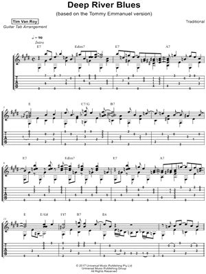 "Deep River Blues" Sheet Music - 4 Arrangements Available Instantly - Musicnotes