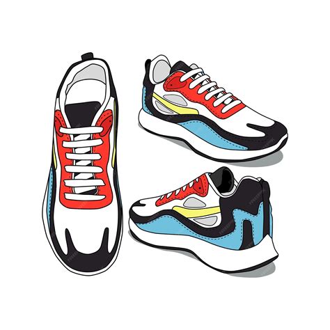 Premium Vector | Shoe illustration vector