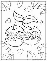 20 Cherry Coloring Pages Free PDF Printables sketch template