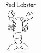Lobster Coloring Pages sketch template