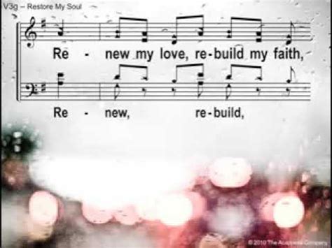 Restore my spirit Lord (Hymn Lyrics) - YouTube