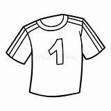 Short Sleeved Football Shirt Coloring Book For Kids Sport Equipment  sketch template