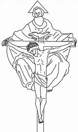 Holy Trinity Catholic Coloring Pages sketch template